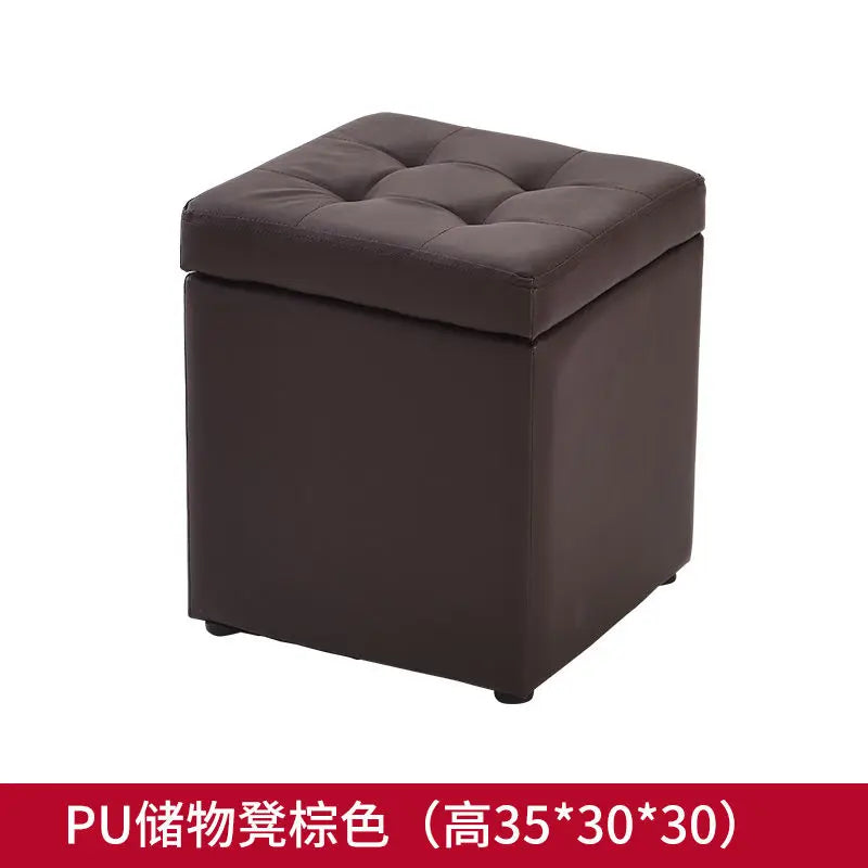 Nordic Folding Storage Ottoman Stool