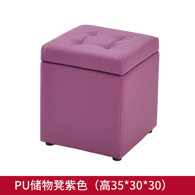Nordic Folding Storage Ottoman Stool