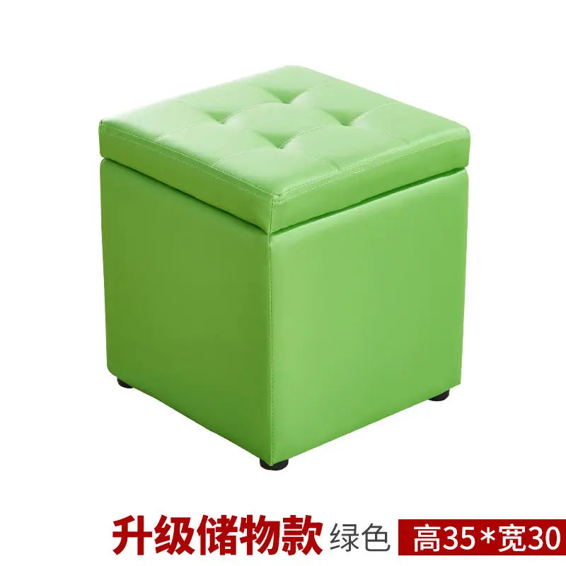 Nordic Folding Storage Ottoman Stool