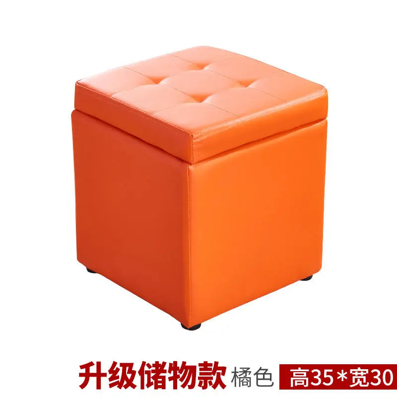 Nordic Folding Storage Ottoman Stool