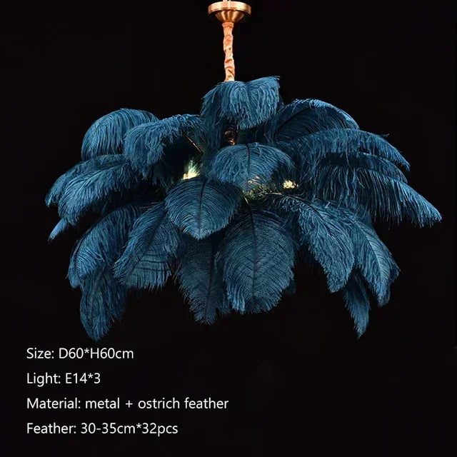 Feather Chandelier