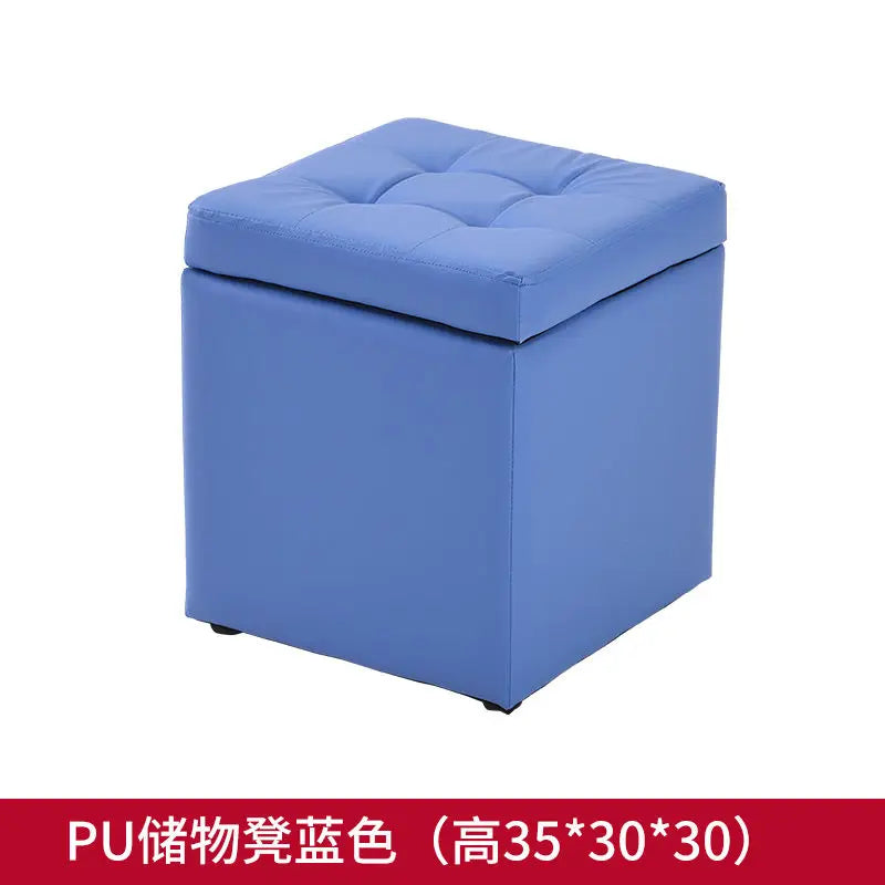 Nordic Folding Storage Ottoman Stool