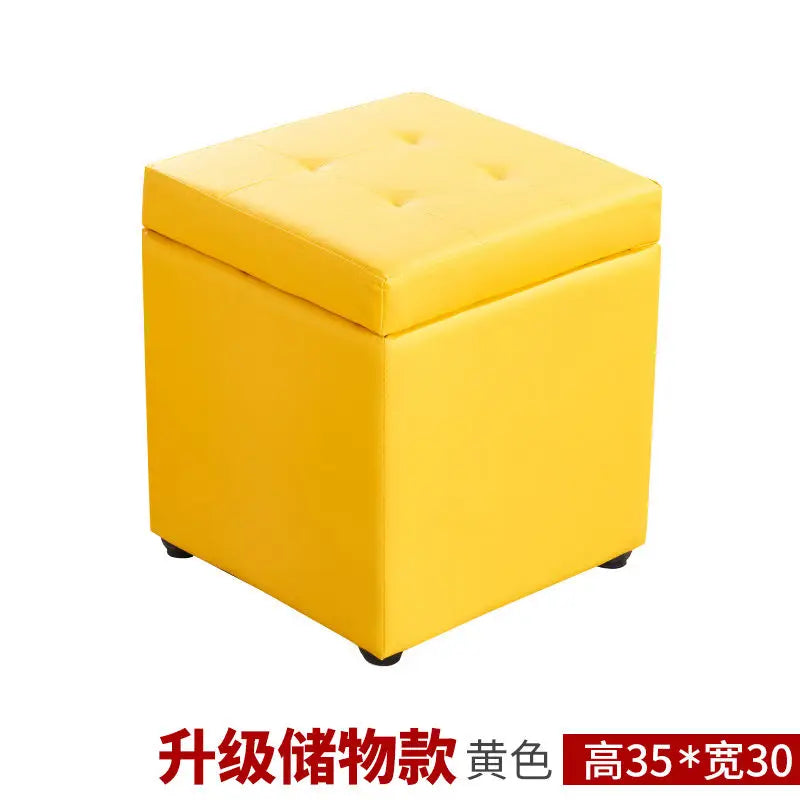 Nordic Folding Storage Ottoman Stool