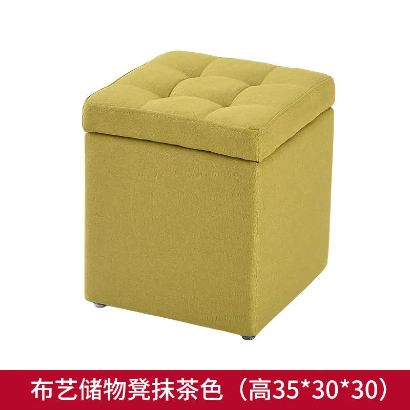 Nordic Folding Storage Ottoman Stool