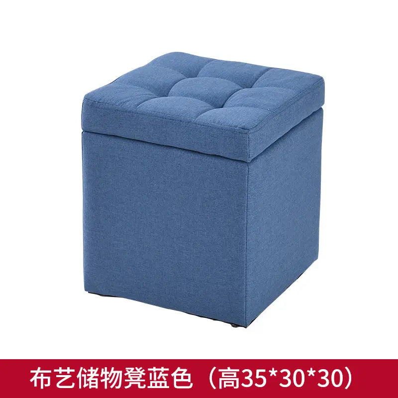 Nordic Folding Storage Ottoman Stool