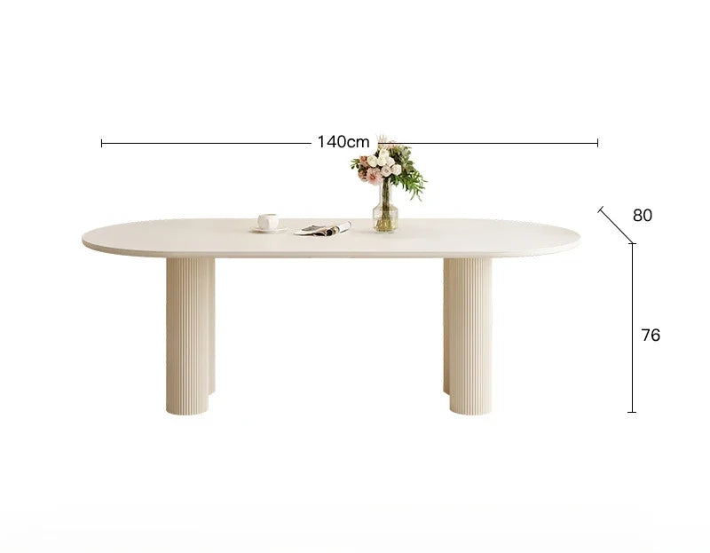 Simple Round Table and Chair Set