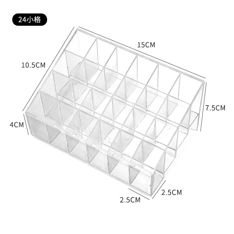 24 Grid Acrylic Make Up Organiser