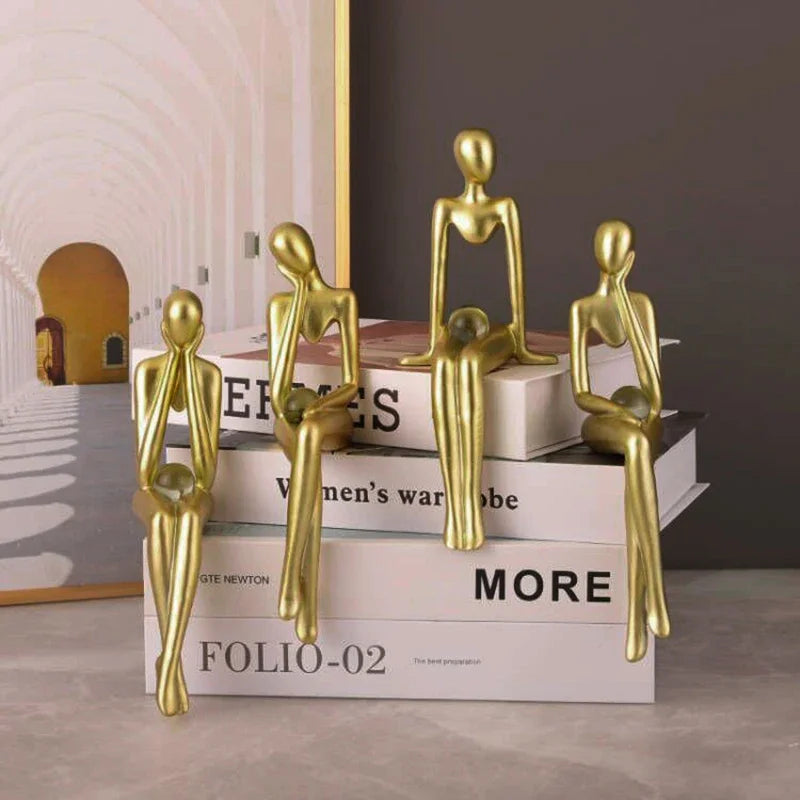 Modern Art Thinker Statue Resin Sculpture