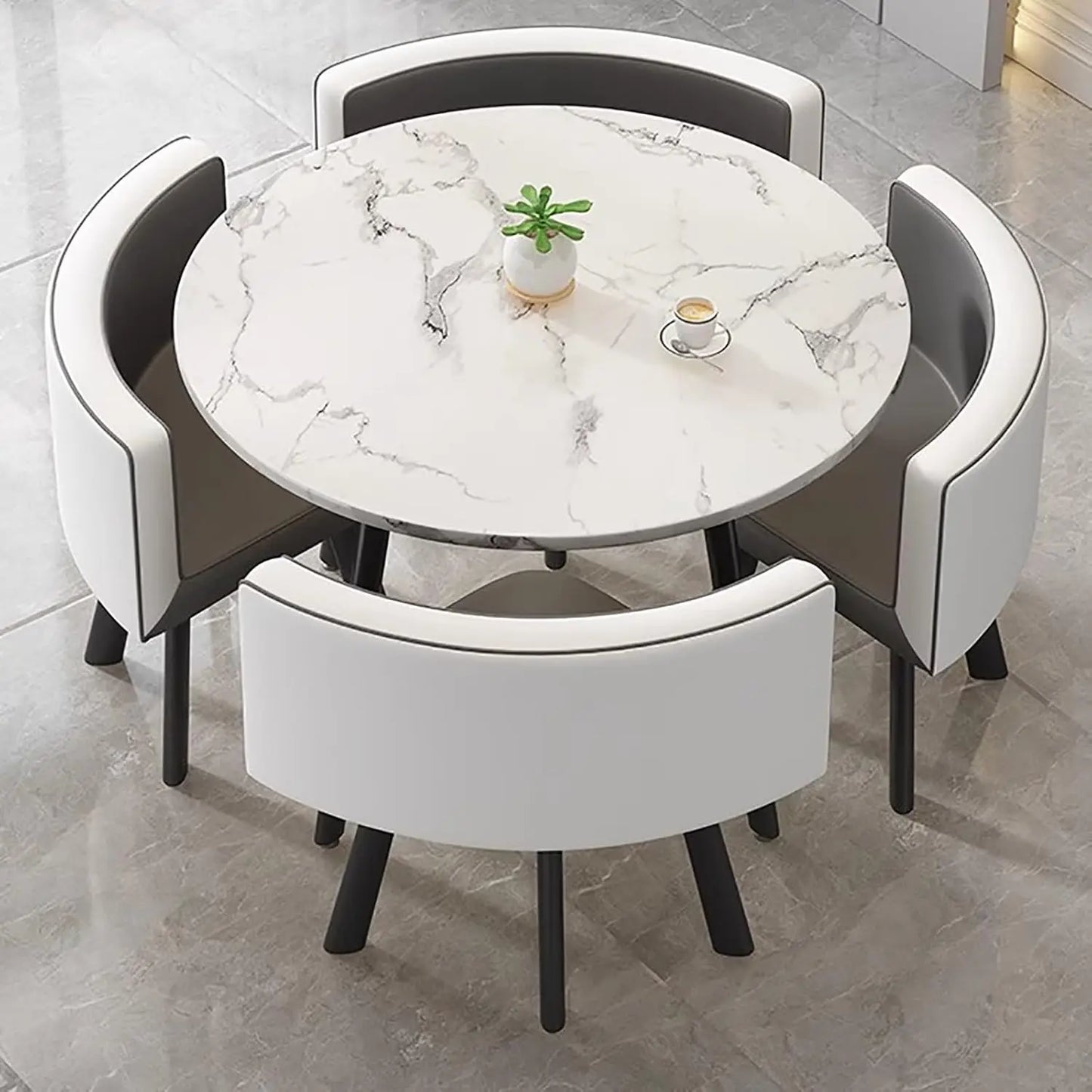 Stylish Wooden Dining Table Set