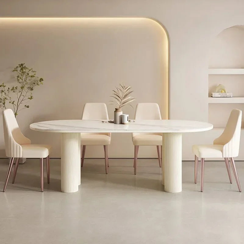 Simple Round Table and Chair Set