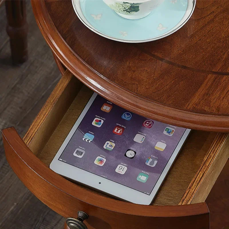 Solid Wood Round Coffee Table