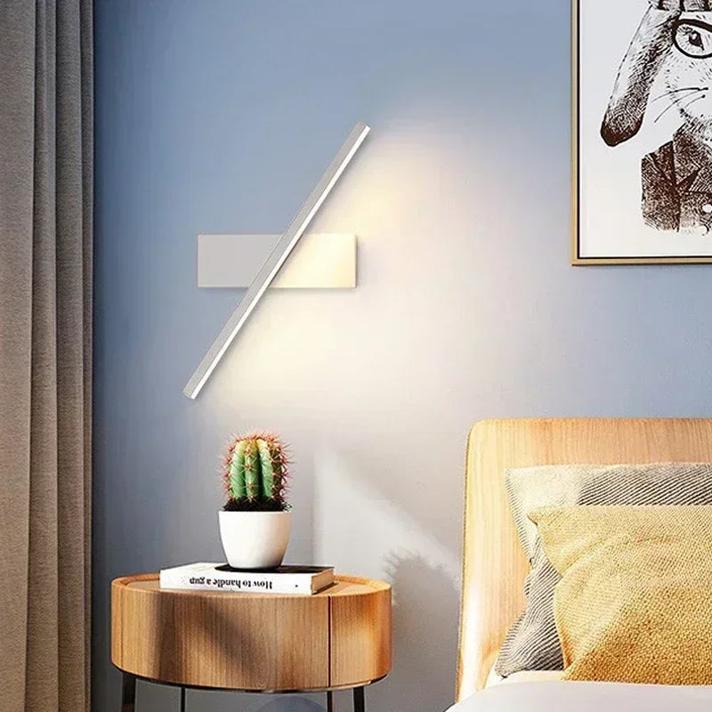 "Modern Rotatable LED Wall Mirror Light
