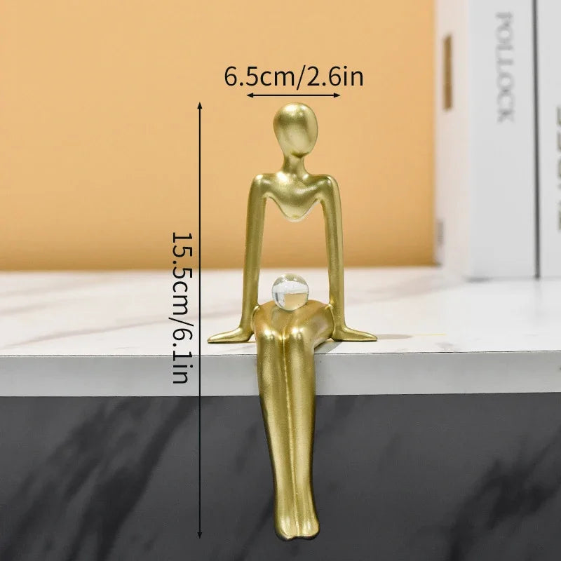 Modern Art Thinker Statue Resin Sculpture