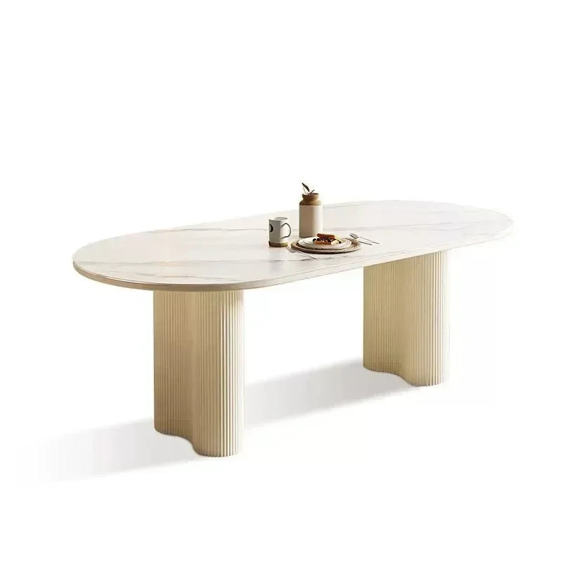 Simple Round Table and Chair Set