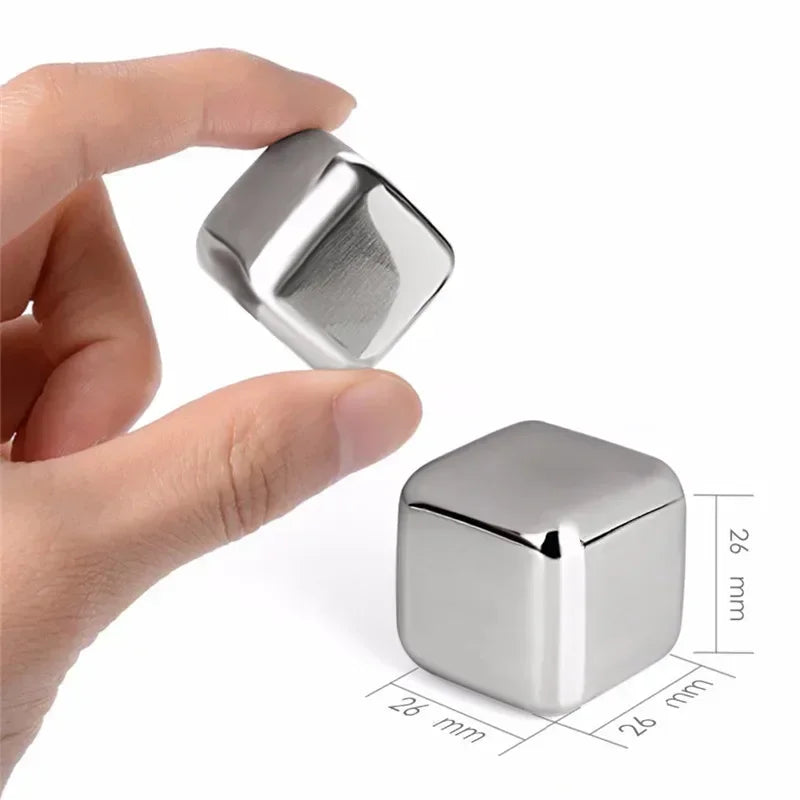 Stainless Steel Whisky Ice Cubes Stone