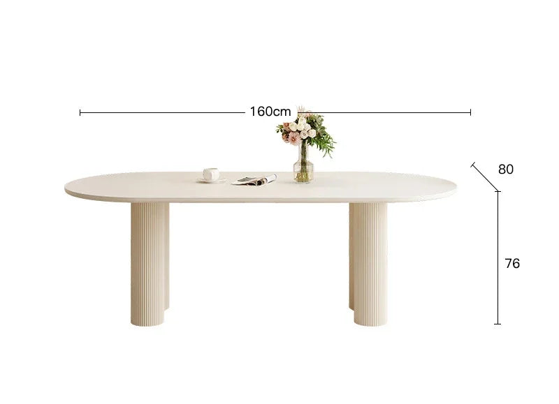 Simple Round Table and Chair Set