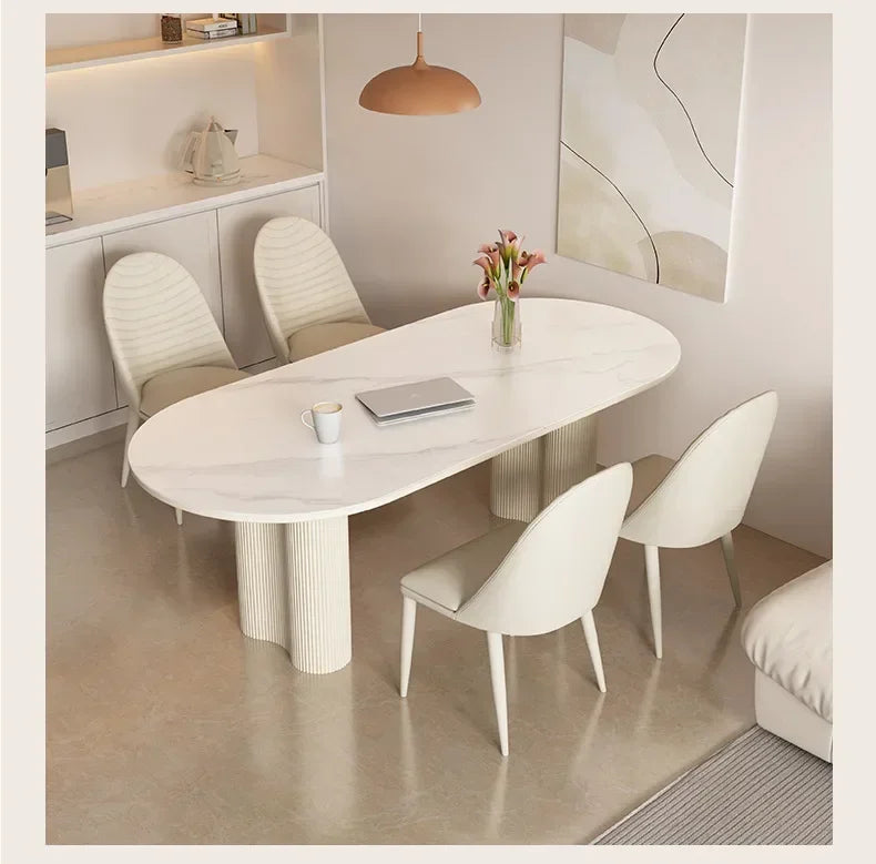 Simple Round Table and Chair Set